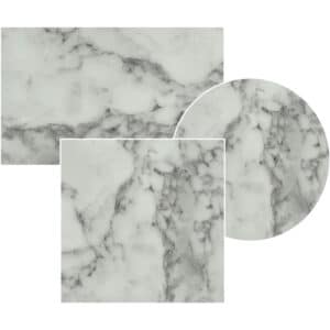Tafelblad | Melamine Marmer Wit