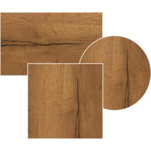 Tafelblad | Melamine Halifax Eik Cognac Synchroon